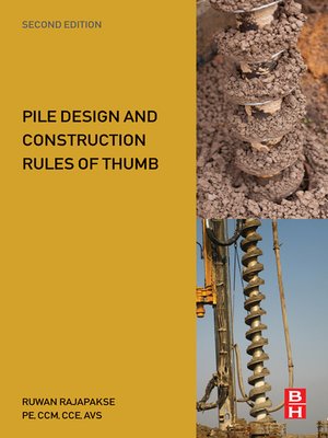 cover image of Pile Design and Construction Rules of Thumb